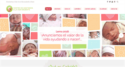 Desktop Screenshot of gravida.org.ar